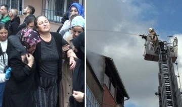 Sultangazi'de çatı katı yangını: Evi yanan kadın sinir krizi geçirdi