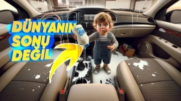 Süt Dökülen Araba Nasıl Temizlenir? İşte 8 Yolu