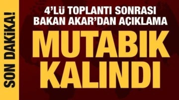 Tahıl koridoru için İstanbul'da kritik toplantı! Bakan Akar'dan ilk açıklama
