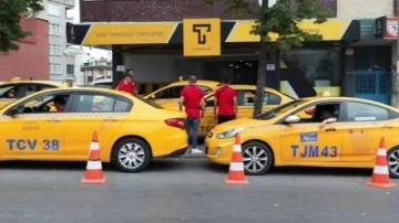 Taksiciler taksimetre ayar kuyruğuna girdi