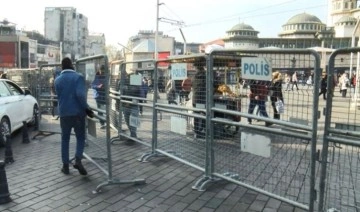 Taksim'de 'yılbaşı' hazırlıkları: İstiklal Caddesi'ne çıkan yollar kapatıldı