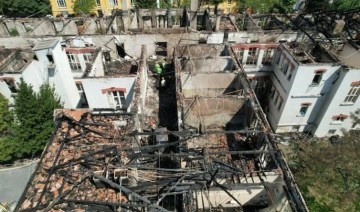 Tarihi Balıklı Rum Hastanesi yangınında 97 ton moloz çıktı