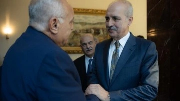 TBMM Başkanı Kurtulmuş, Cezayir Dışişleri Bakanı Attaf'ı kabul etti