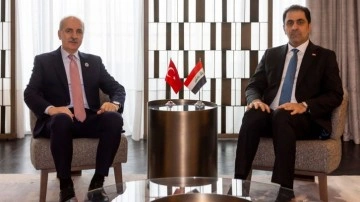 TBMM Başkanı Numan Kurtulmuş, Irak Temsilciler Meclisi Başkanvekili ile görüştü