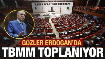 TBMM toplanıyor! Gözler Erdoğan'da...Masada önemli konular var