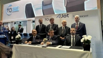 TCI, AJET ve Türksat arasında işbirliği protokolü imzalandı!