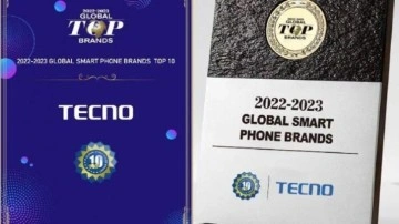 TECNO, CES&rsquo;te &ldquo;2022-2023 Global Top Brands Award&rdquo; ile onurlandırıldı