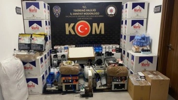 Tekirdağ'da kaçakçılık operasyonu: 18 zanlı yakalandı!