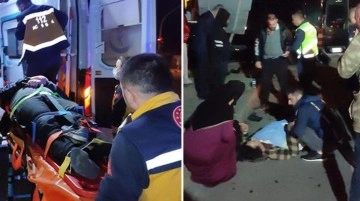 Tekirdağ'da tur minibüsü ile otomobil çarpıştı: 1'i ağır 20 yaralı