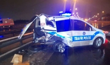 TEM Otoyolu'nda feci kaza... Hem sürücüye hem polise çarptı: 1 ölü, 1 polis yaralı