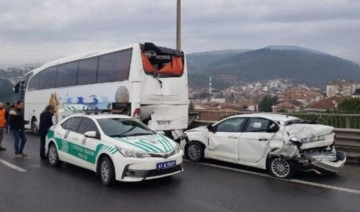 TEM'de 23 araç birbirine girdi; İstanbul yönü kapandı