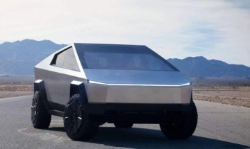 Tesla Cybertruck'ın yeni versiyonu yollarda görüldü!