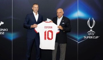 TFF Başkanı Büyükekşi, UEFA Başkanı Ceferin'le bir araya geldi