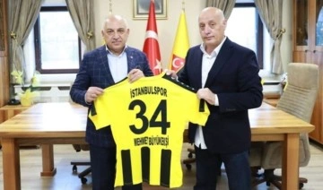 TFF Başkanı Mehmet Büyükekşi, İstanbulspor'u ziyaret etti