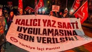 TİP'ten 'yaz saati' protestosu