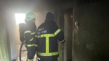Tokat Erbaa’da tek katlı evde yangın çıktı