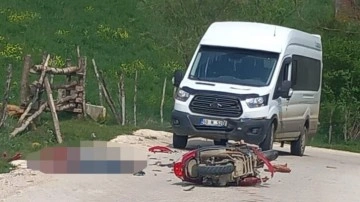 Tokat'ta feci kaza: Minibüs ile çarpışan motosikletin sürücüsü öldü!