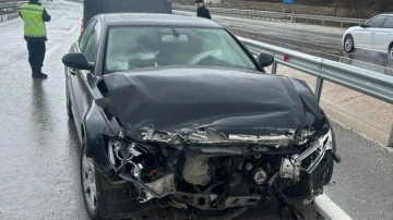 Tokat'ta belediye başkanı kaza yaptı