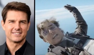 Tom Cruise uçaktan atlayarak teşekkür etti
