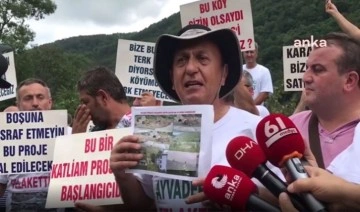 Trabzon’da HES protestosu: 'Burada suç işleniyor'