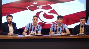 Trabzonspor, altyapıdan yetişen iki futbolcu ile sözleşme imzaladı