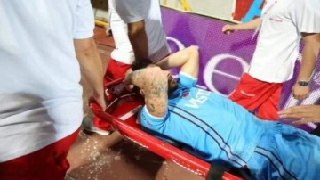 Trabzonspor'da şok sakatlık! Hastaneye kaldırıldı