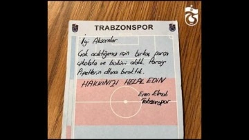 Trabzonsporlu futbolculardan alkış alan davranış