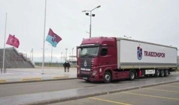 Trabzonspor'un yardım araçları yola çıktı