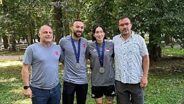 Tuğba Danışmaz ve Necati Er Balkan Büyükler Şampiyonası'na madalyalarıyla gidiyor