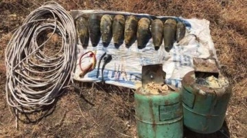 Tunceli'de PKK'nın gömdüğü mühimmatlar ele geçirildi