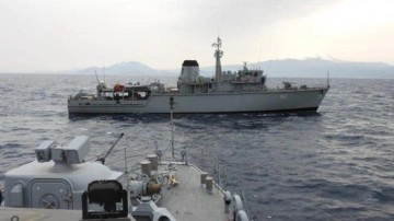 Türk Deniz Kuvvetleri ile Yunan Deniz Kuvvetleri'nden Ege Denizi'nde ortak eğitim görevi