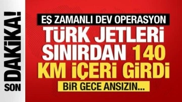 Türk jetleri sınırdan 140 km içeri girdi... Hava harekatının detayları ortaya çıktı