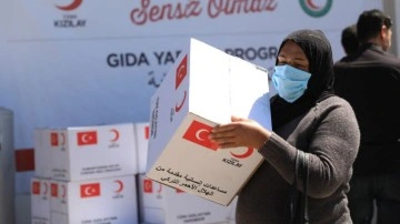 Türk Kızılaydan Irak'ta ihtiyaç sahibi ailelere ramazan yardımı