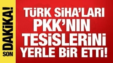 Türk SİHA'ları PKK'nın çimento ve elektrik tesisini vurdu