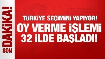 Türkiye bugün sandık başında: Oy verme işlemi başladı!