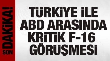 Türkiye ile ABD arasında F-16 görüşmesi