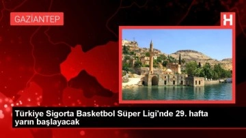 Türkiye Sigorta Basketbol Süper Ligi'nde 29. hafta yarın başlayacak