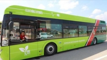 Türkiye'de bir ilk! Samsun'da elektrikli otobüsler şehir içi yolcu taşımaya başladı