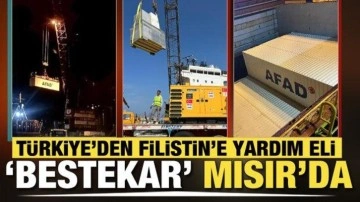 Türkiye'den Filistin'e yardım! 'Bestekar' gemisi Mısır'a ulaştı