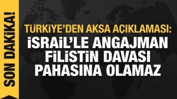 Türkiye'den İsrail'e Mescid-i Aksa tepki: Saldırıları derhal durdurun