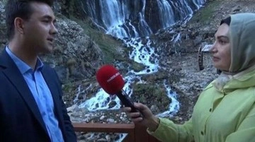 Türkiye'nin en yüksek debili şelalesi Kapuzbaşı Şelalesi ziyaretçilerini büyülüyor
