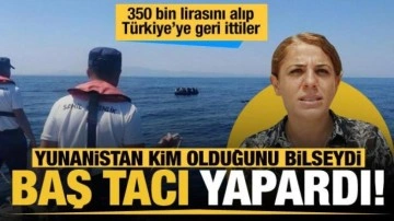 Türkiye'ye geri itilen HDP'li Songül Çetin Yunan polisine 350 bin lirasını kaptırmış