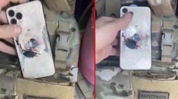 Ukrayna-Rusya savaşında kurşunların hedefi olan askeri cebindeki telefon kurtardı