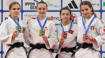 Ümit milli judocular, Portekiz'de 2 bronz madalya kazandı