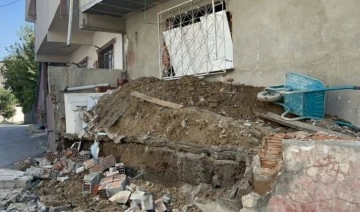 Ümraniye’de bahçe duvarı çöktü: 1 yaralı