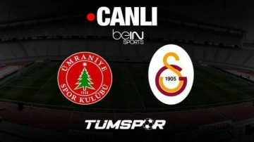 Ümraniyespor Galatasaray maçı canlı izle | beIN Sports HD1 Süper Lig internet yayını seyret
