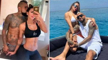 Ünlü futbolcu Vidal, sevgilisinin kalçasını çekip sosyal medyada paylaştı! Videoya yorum yağıyor