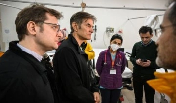 Ünlü Kalp Cerrahı Dr. Mehmet Öz Hatay'da depremzedeleri ziyaret etti