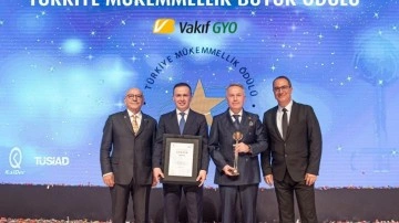 Vakıf GYO, Türkiye Mükemmellik Büyük Ödülü’nün sahibi oldu.
