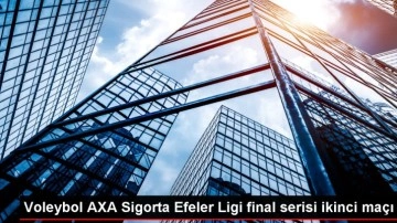 Voleybol AXA Sigorta Efeler Ligi final serisi ikinci maçı